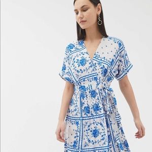 Urban Outfitters Blue and White Dress